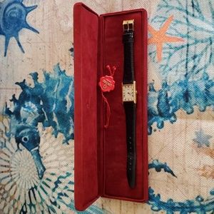 Vintage Concord Kreisler Gold & Lizard Watch